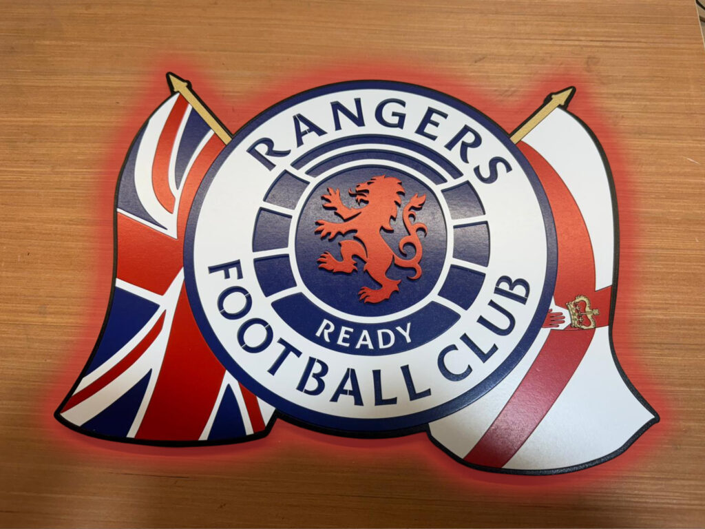 Rangers Plaque Ulster Backlights