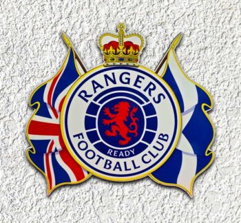 Rangers Flags Wall Plaque – Small or Large